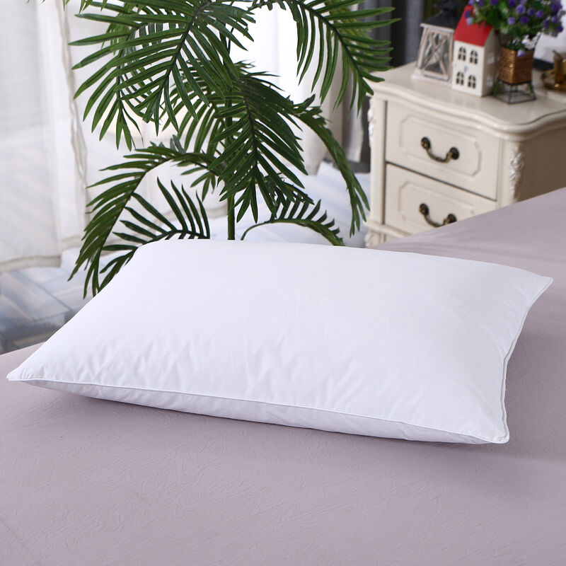 Feather and Down Home Textile Products Providing Hypoallergenic Clean Pillow Core with Softness and Durability for Sleep Experience