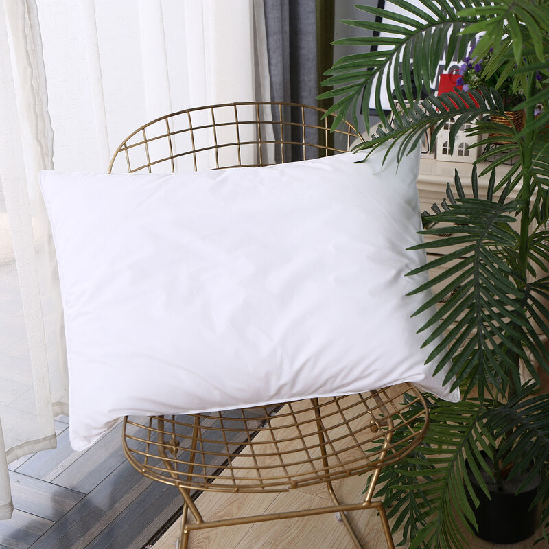 Feather and Down Home Textile Products Providing Hypoallergenic Clean Pillow Core with Softness and Durability for Sleep Experience