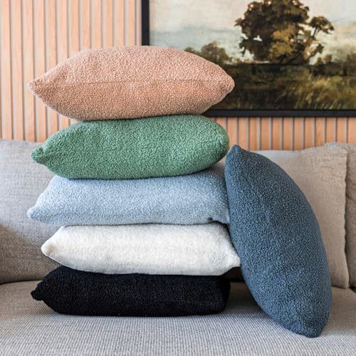 Coussins en polaire d'agneau adaptés aux canapés, lits et chaises de bureau - Polaire Sherpa 180-250GSM, 100% polyester