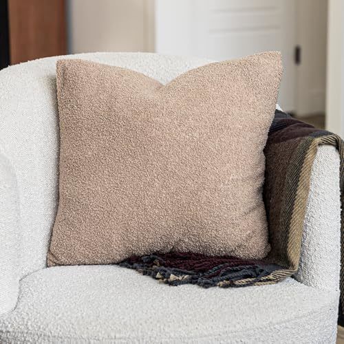 Coussins en polaire d'agneau adaptés aux canapés, lits et chaises de bureau - Polaire Sherpa 180-250GSM, 100% polyester