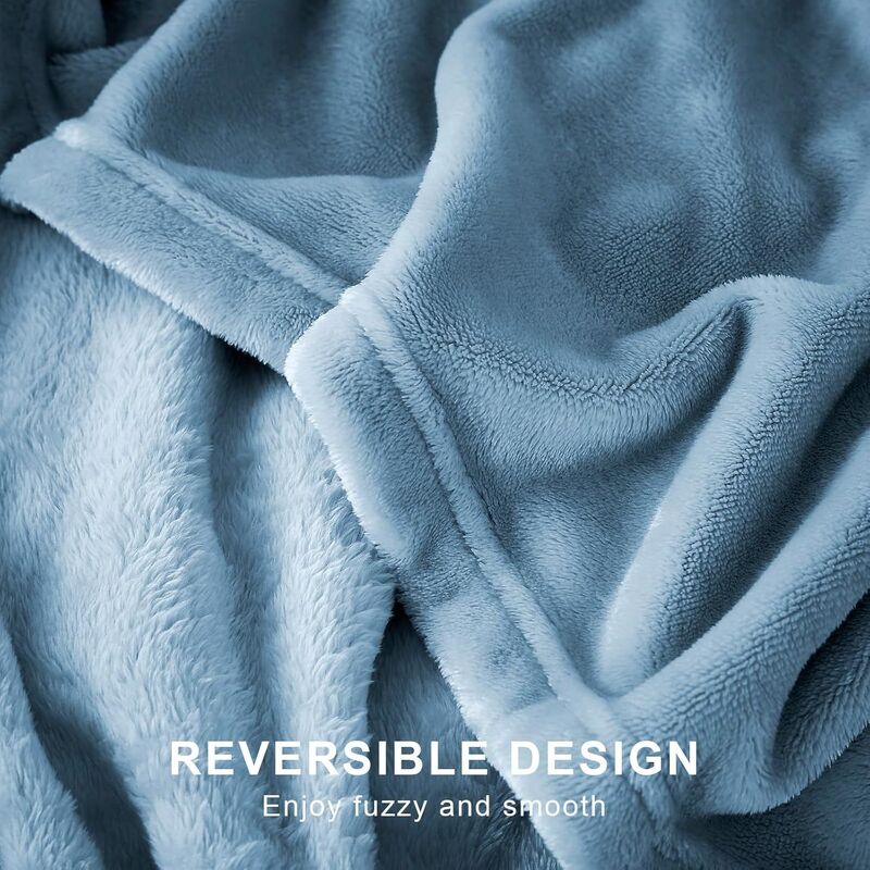 Weiches, doppelseitiges Flannelldecken - aus Polyesterfasern, leicht, schnell trocknen und leicht zu lagern