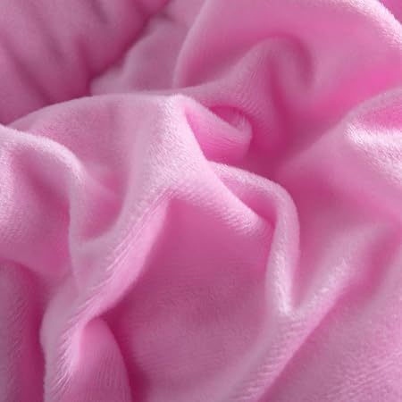 Geprägtes Korallen-Fleece-Quilt-Set in Ecru – doppelseitiger Luxus-Fleece – 100 % Polyester-Füllung